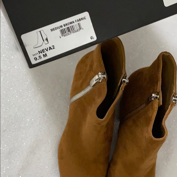 Nine West Brown Neva Ankle Boots - Picture 7 of 8